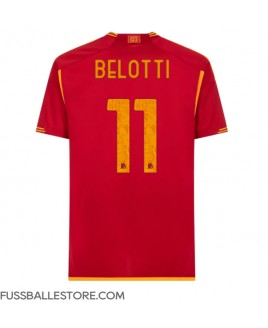 Günstige AS Roma Andrea Belotti #11 Heimtrikot 2023-24 Kurzarm